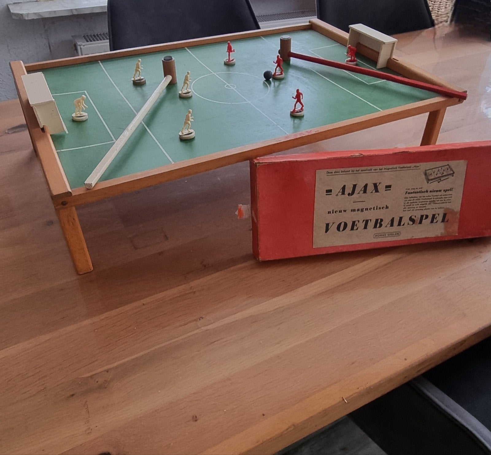 Vintage Ajax Magnetisch Voetbalspel - Homas Spelen, Verzenden