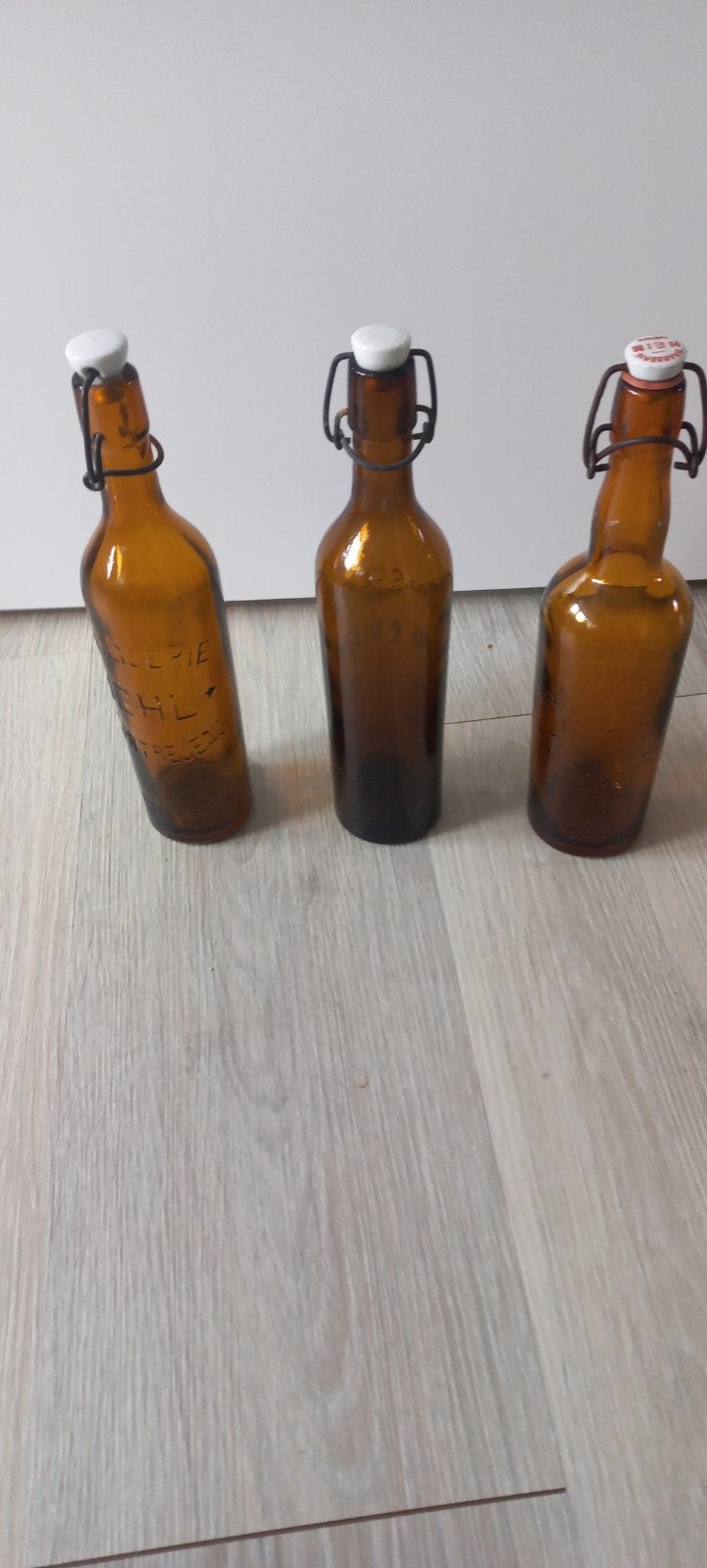 Vintage Beugelfles groot, Antiek en Kunst, Ophalen of Verzenden