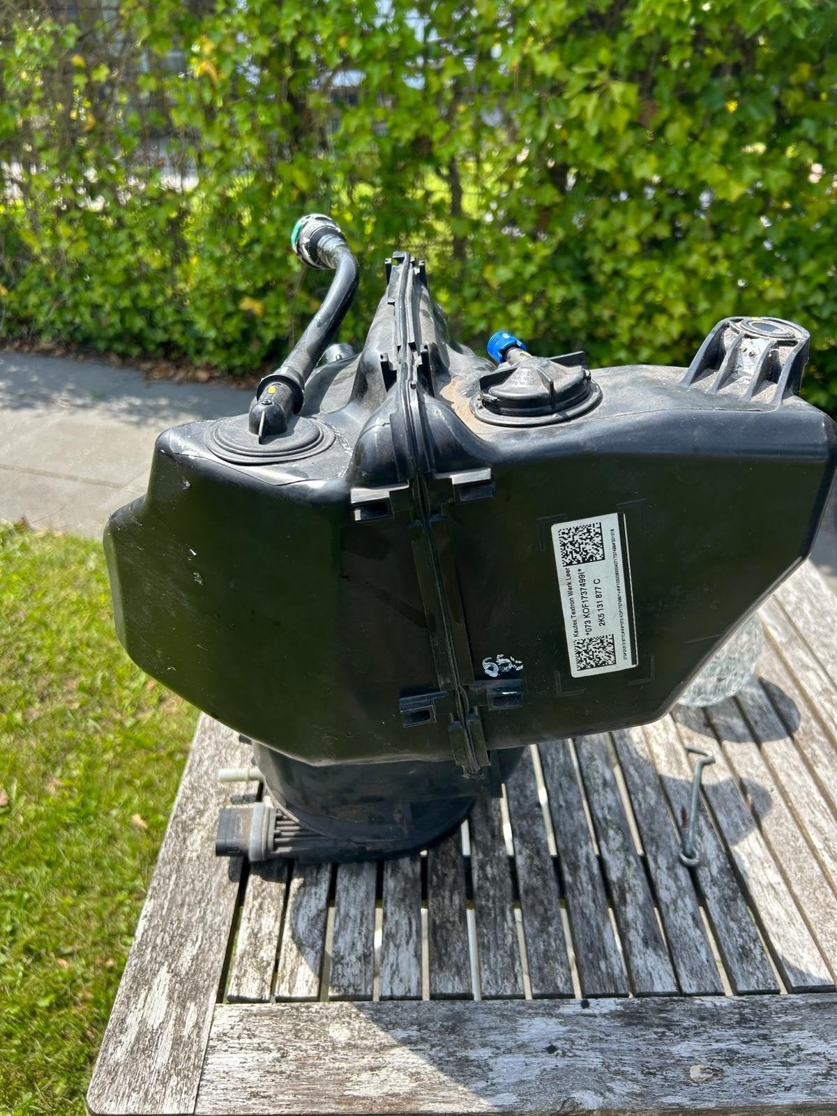 Adbleu tank caddy, Ophalen