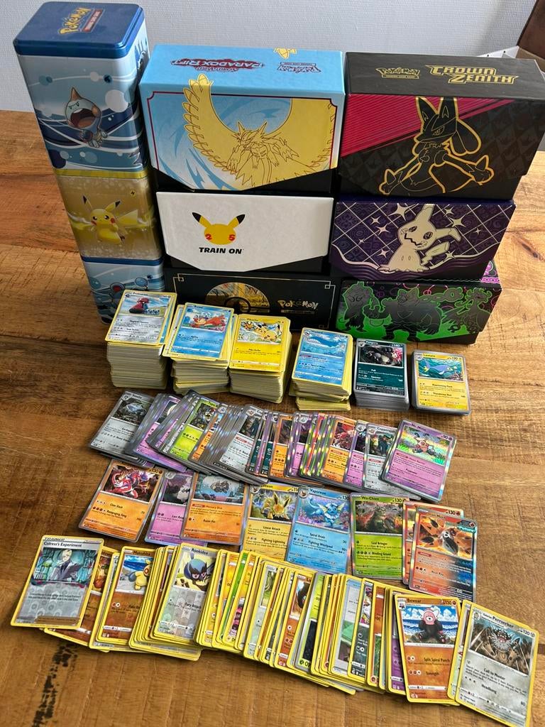 100 verschillende pokemon kaarten €7,99, Ophalen of Verzenden, Zo goed als nieuw, Meerdere kaarten