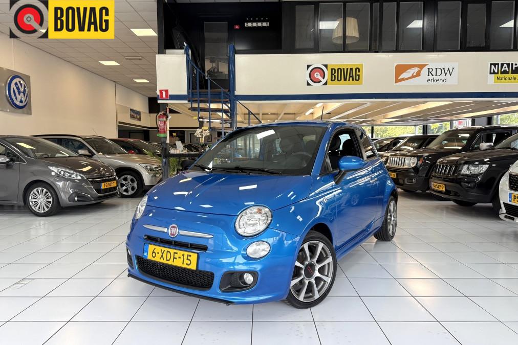 Fiat 500 0.9 TwinAir T 500S Bovag Garantie (bj 2014), Elektrische ramen, Stof, Gebruikt, 905 kg