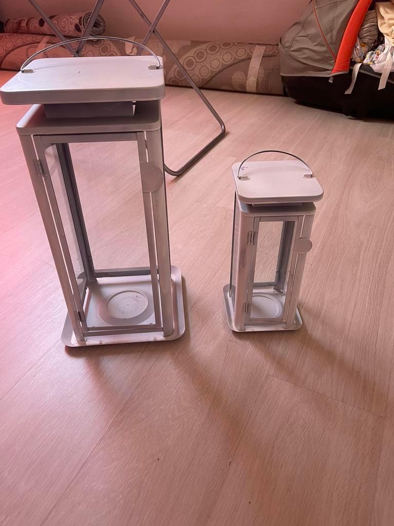 Lantaar karsen, Minder dan 50 watt, Ophalen of Verzenden, Hout, Netvoeding
