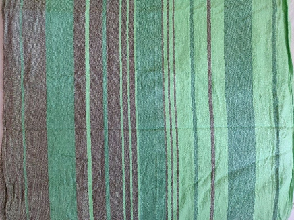Draagdoek maat 5  (4,2m) groen gestreept Little Frog, Kinderen en Baby's, Babydragers en Draagdoeken, Ophalen of Verzenden, Zo goed als nieuw