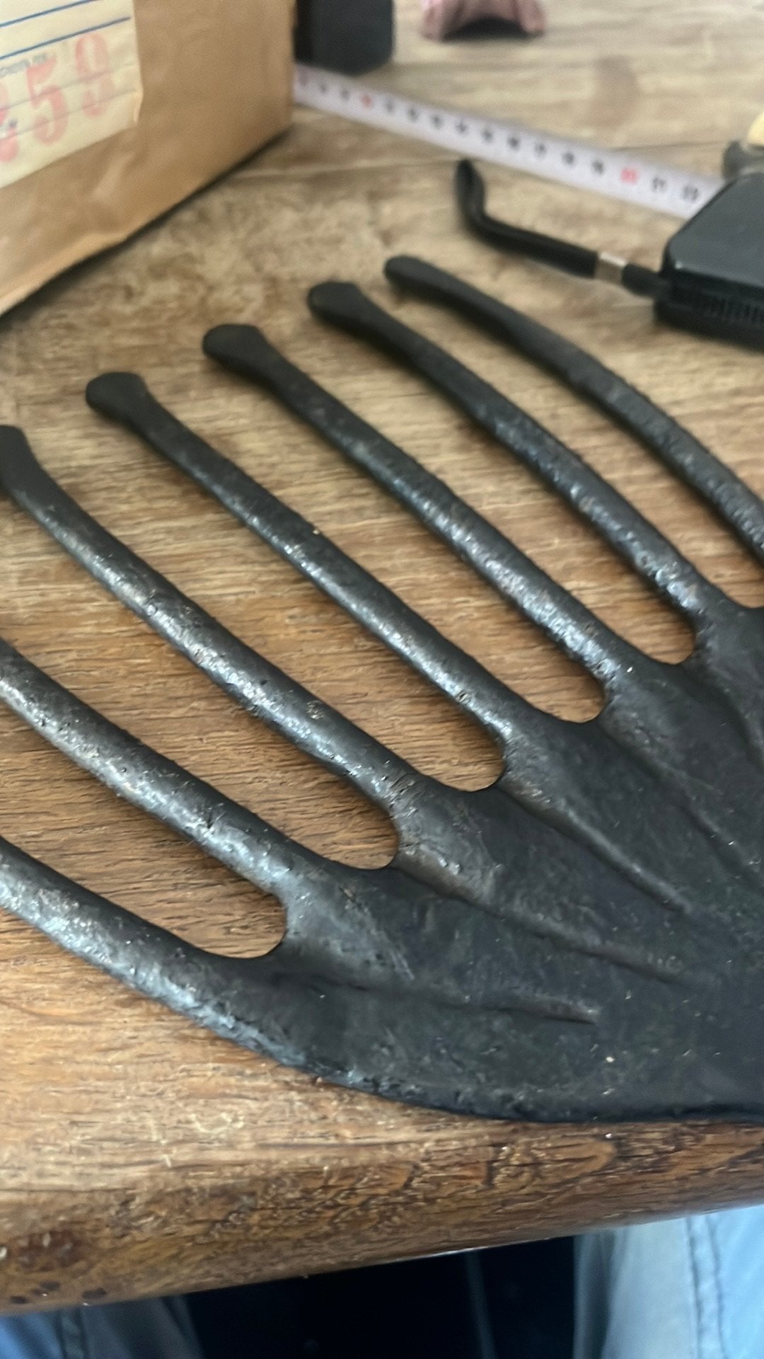 Prachtige Antieke Palingsteker (18e/19e Eeuw)  Volkskunst, Antiek en Kunst, Antiek | Gereedschap en Instrumenten, Ophalen of Verzenden