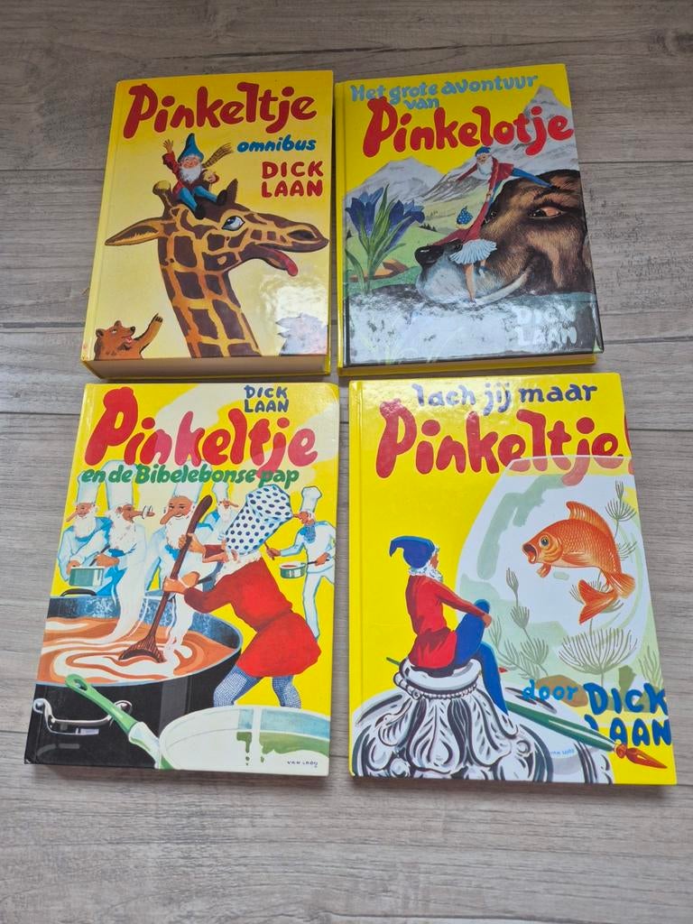 4 Pinkeltje boeken - Harde kaft - Dick Laan, Ophalen