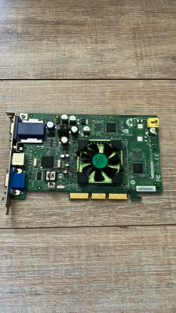 Nvidia Geforce4 460 MX (Collectors item), Computers en Software, Videokaarten, Zo goed als nieuw, Nvidia, AGP, GDDR, VGA, Ophalen