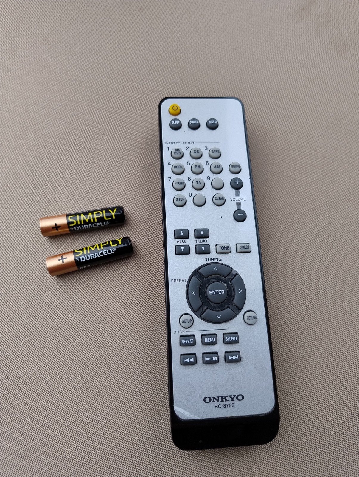 Onkyo afstandsbediening RC-875S - Zo goed als nieuw, Ophalen of Verzenden, Zo goed als nieuw, Origineel, Receiver of Versterker