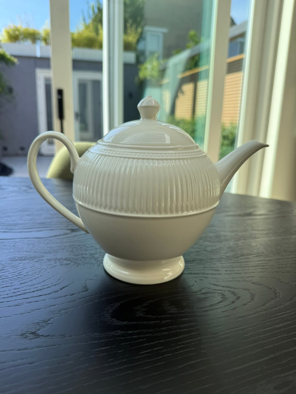 Wedgwood theepot winsor, Ophalen