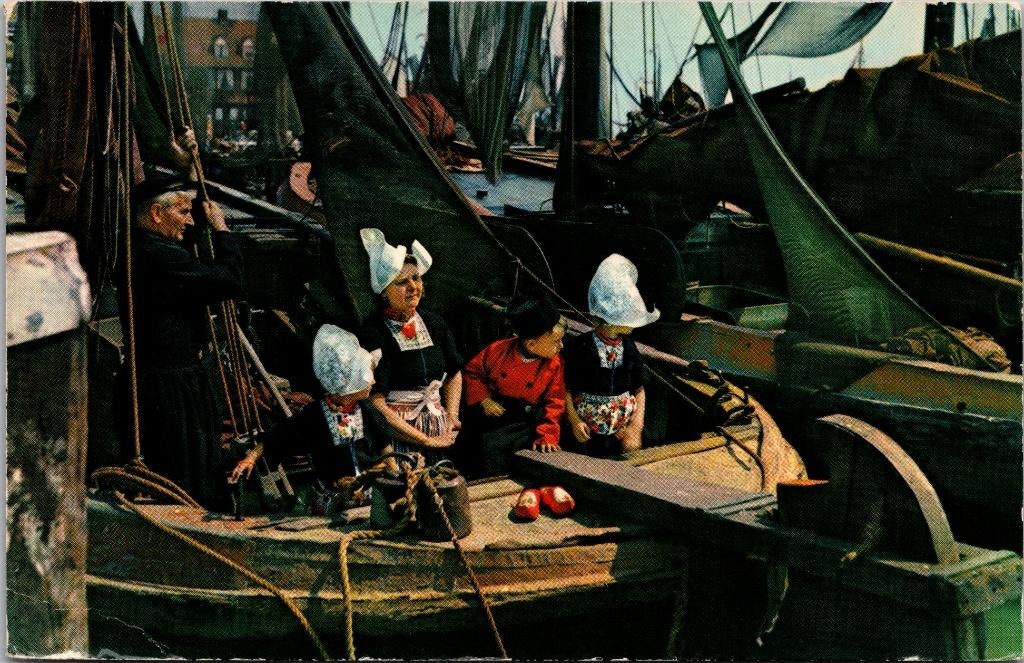 Volendam (1961) Klederdracht, Verzenden, 1960 tot 1980, Gelopen, Noord-Holland