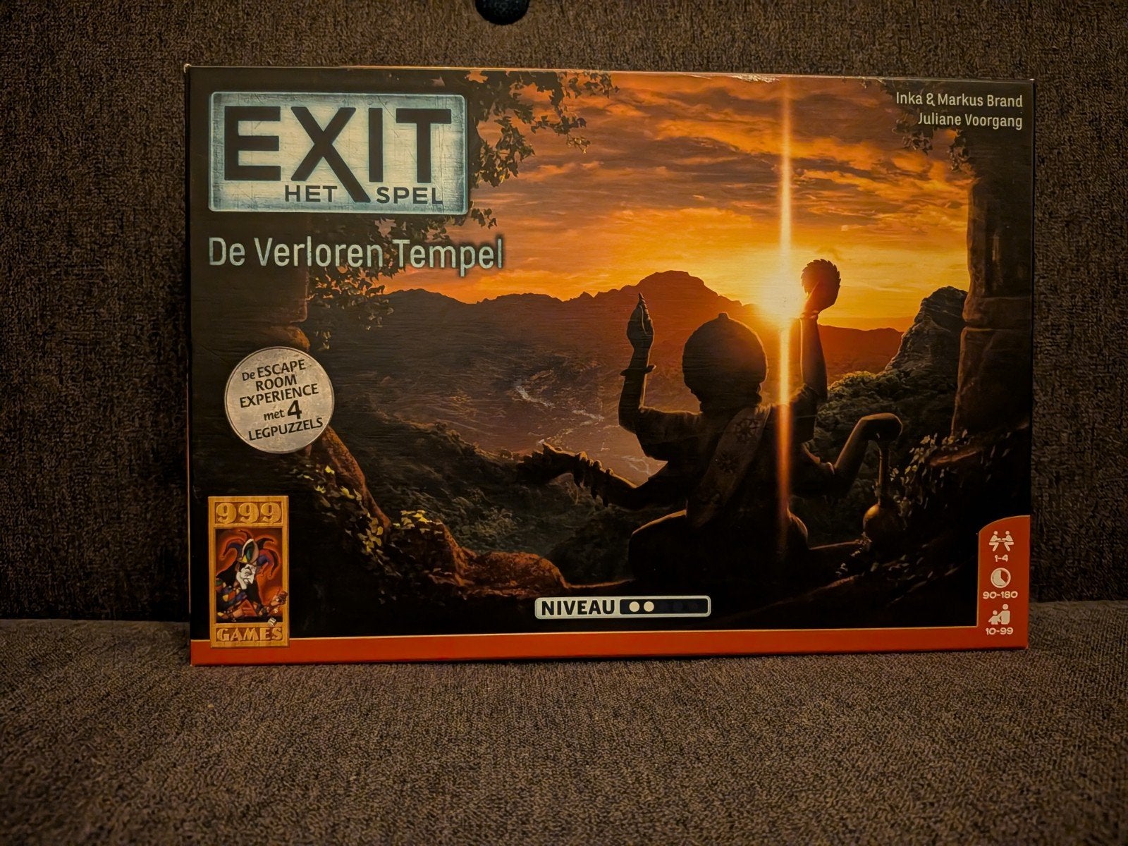 EXIT set (2x puzzel en 1x spel), Een of twee spelers, Ophalen of Verzenden, Gebruikt, 999 Games