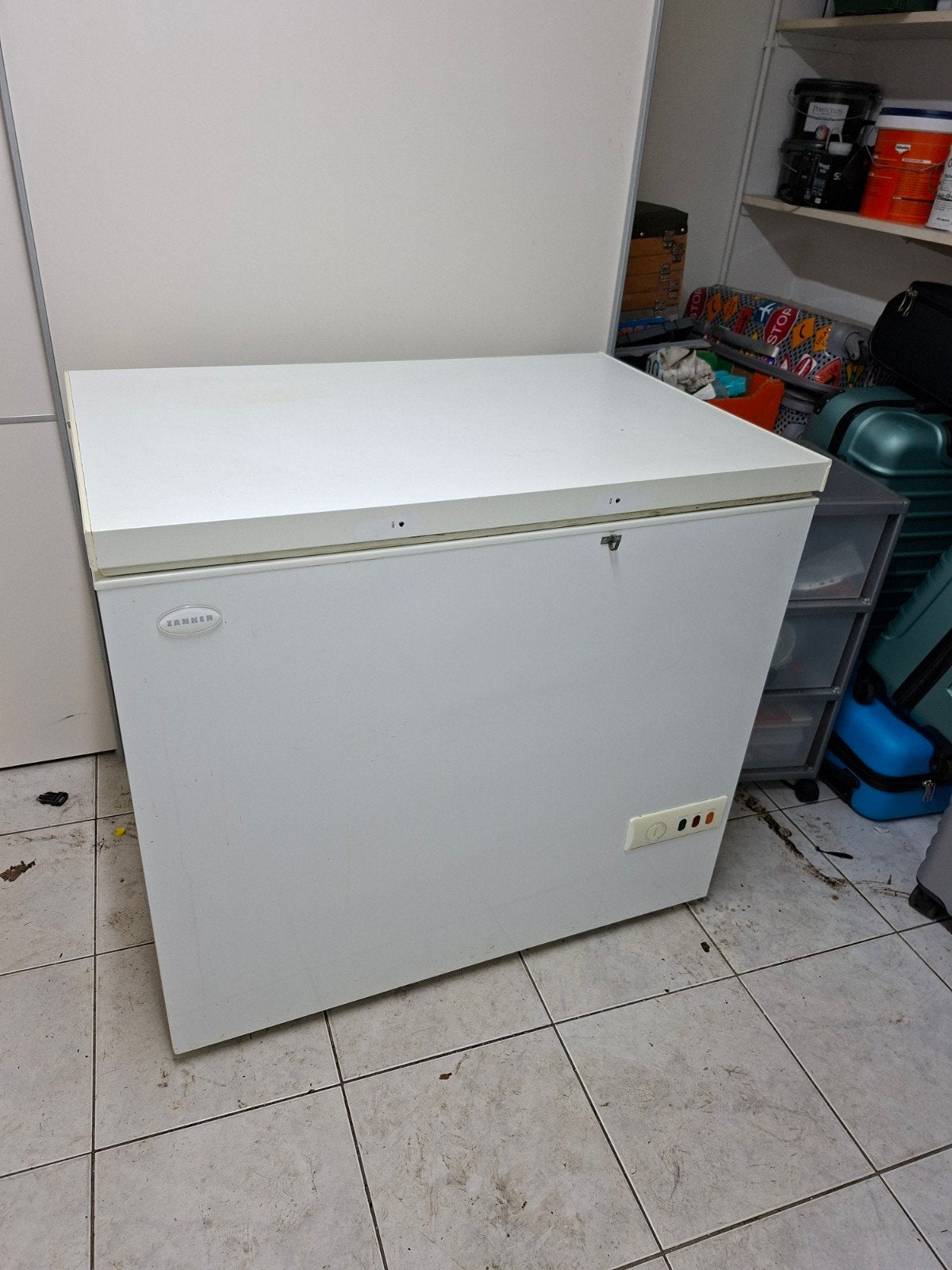 Zanker Vrieskist VK 1650-S - 155L - Gebruikt, Witgoed en Apparatuur, Vriezers en Diepvrieskisten, Vrieskist, Gebruikt, Energieklasse A of zuiniger