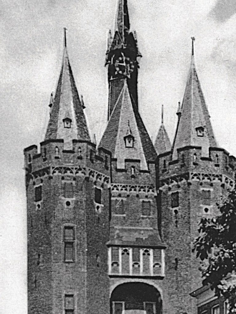 968858	Zwolle	Sassenpoort	 	 	Gelopen met postzegel, Ophalen of Verzenden, 1920 tot 1940, Gelopen, Overijssel