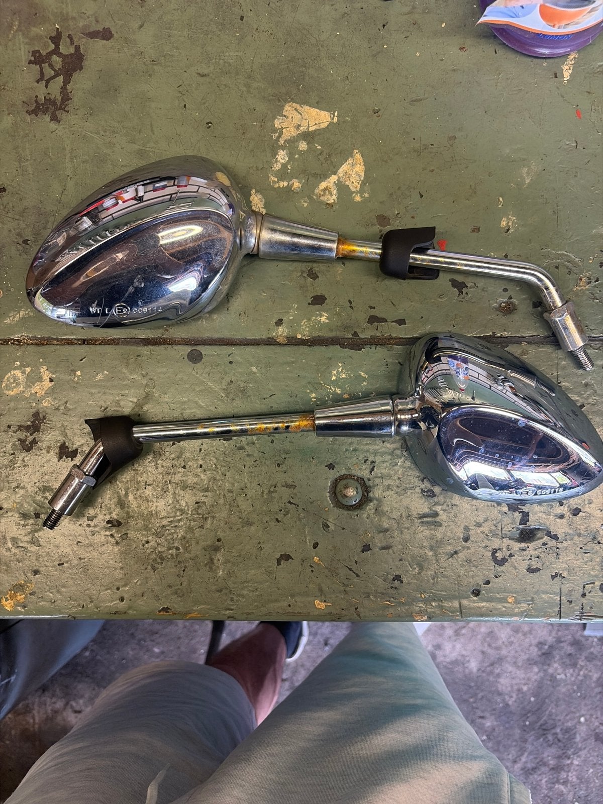 Chrome vespa sprint spiegels, Fietsen en Brommers, Brommeronderdelen | Scooters, Ophalen of Verzenden, Overige typen, Vespa