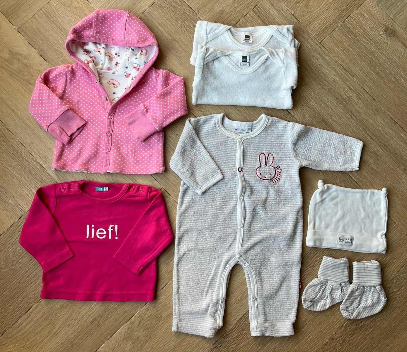 Kleding pakketje, meisjes, maat 56, Ophalen of Verzenden, Zo goed als nieuw
