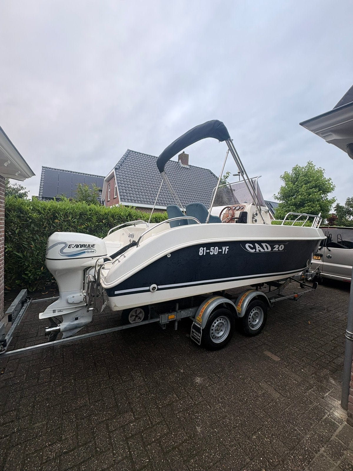 Cad marine 20 ~ Consoleboot ~ 115pk Bbm ~ Zonnedek ~ Trailer, Ophalen of Verzenden, Motor en Techniek, Motorboot