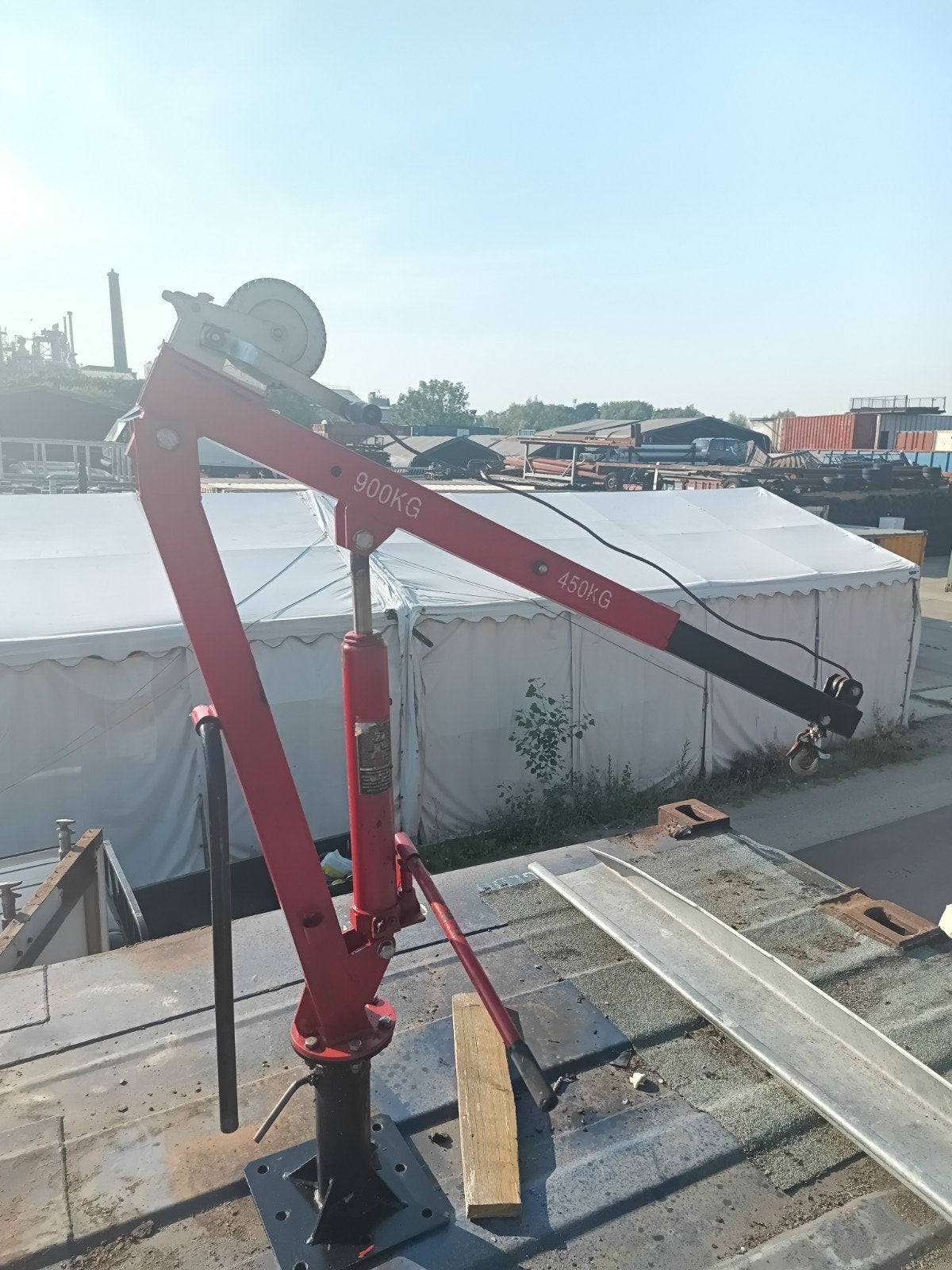 Hulpkraan voor trailer - Ruimte maken, Ophalen of Verzenden
