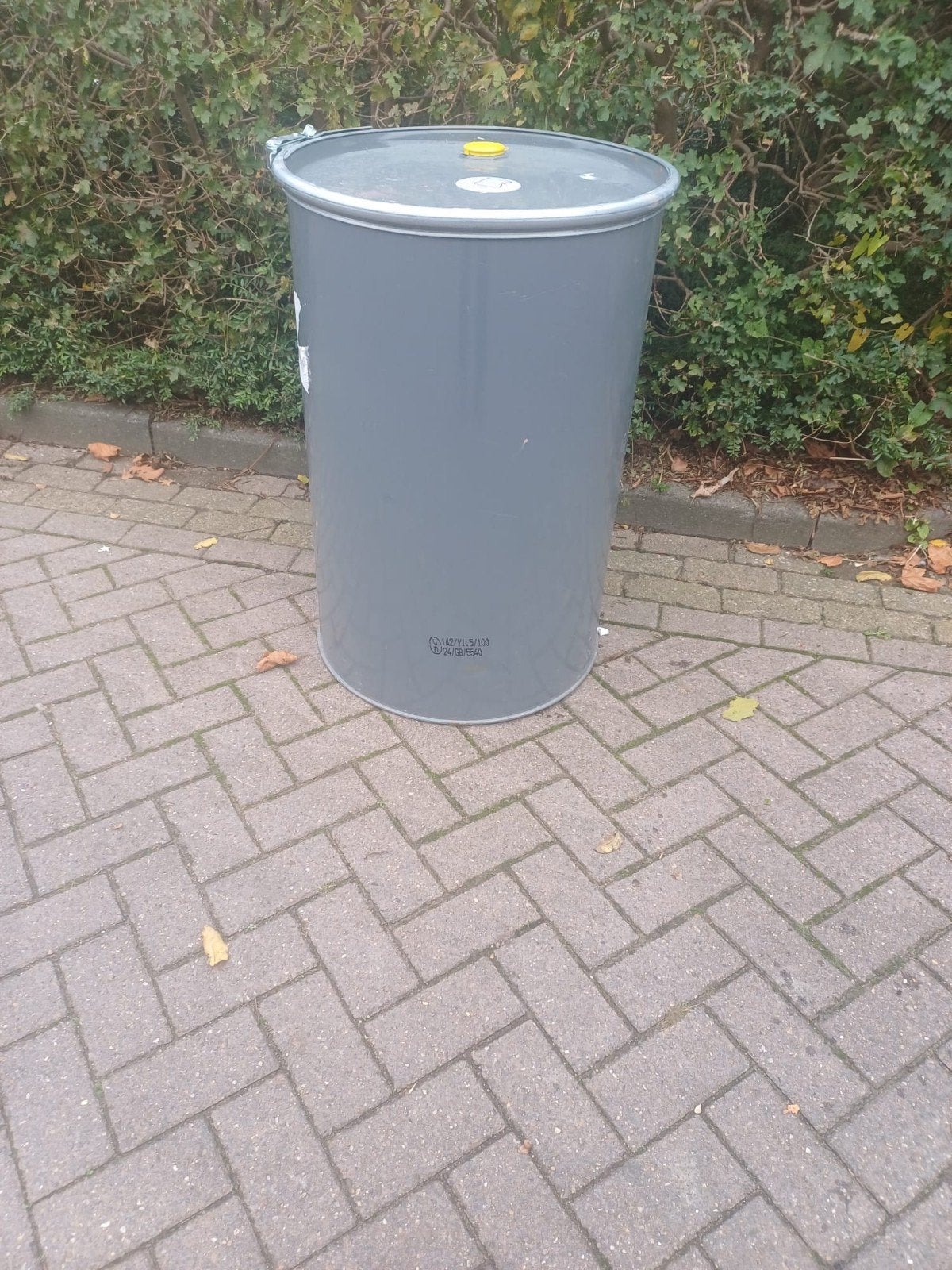 200 liter vaten blauwe, Tuin en Terras, 150 liter of meer, Ophalen, Gebruikt, Metaal