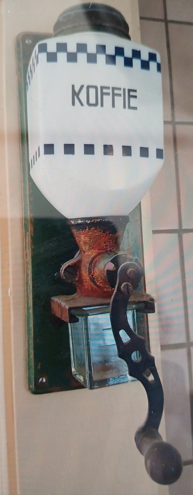 Antieke Wandkoffiemolen - Vintage Koffie, Ophalen