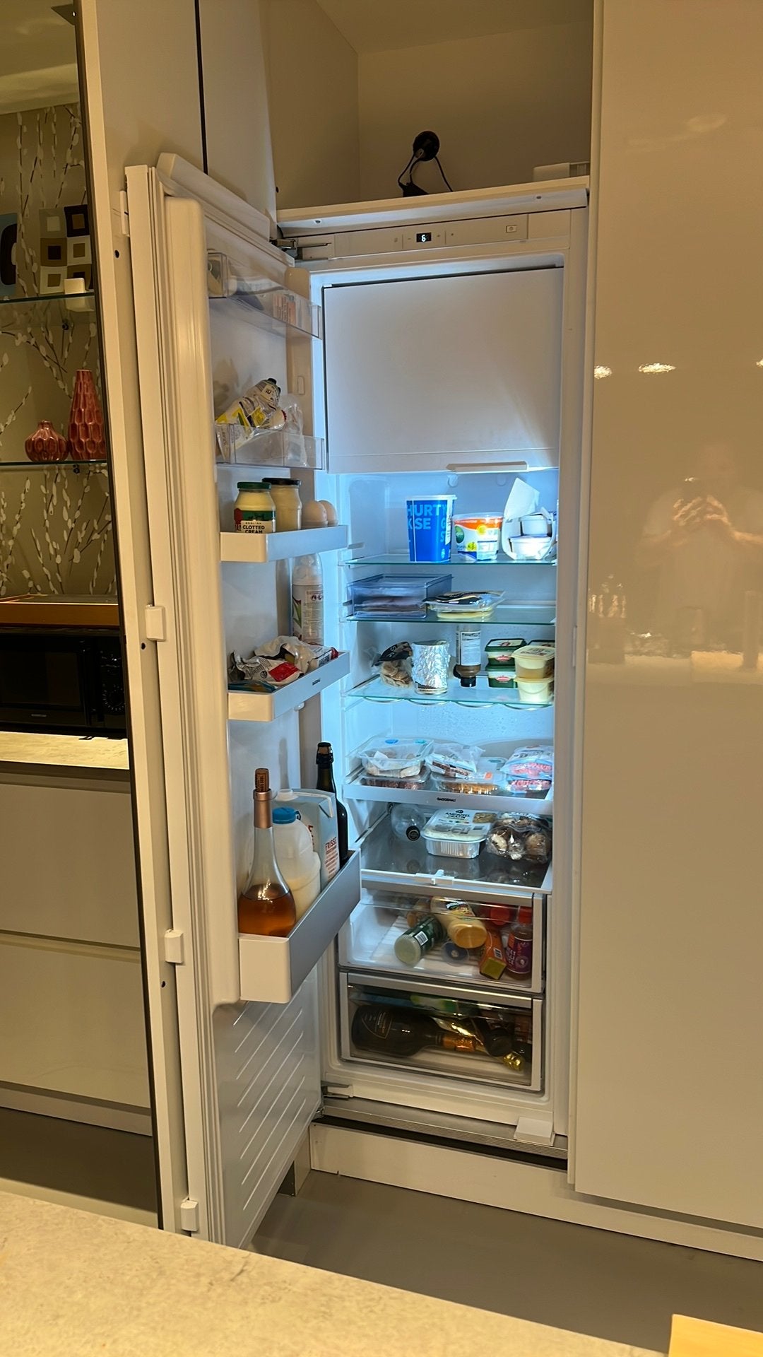 Gaggenau koelkast met vriesvak 178 nismaat, Witgoed en Apparatuur, Ophalen, 200 liter of meer, 160 cm of meer, Zo goed als nieuw