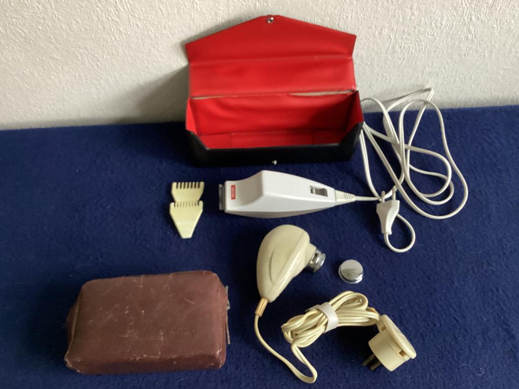 Philips tondeuse en 2 vintage shavers, Sieraden, Tassen en Uiterlijk, Uiterlijk | Haarverzorging, Ophalen of Verzenden, Gebruikt