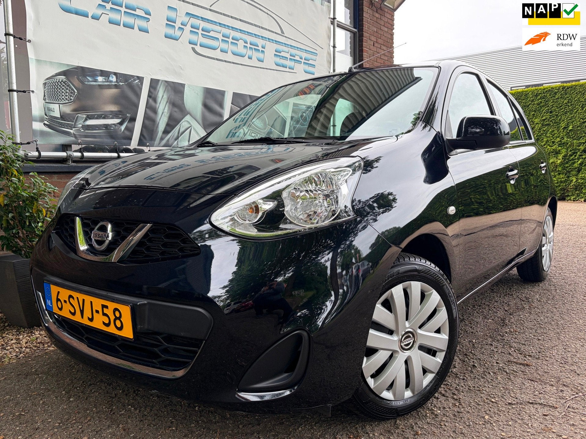 Nissan Micra 1.2 DIG-S Acenta|Airco|Automaat|5-drs|Pdc|, Auto's, Nissan, Euro 5, Stof, 1198 cc, 3 cilinders