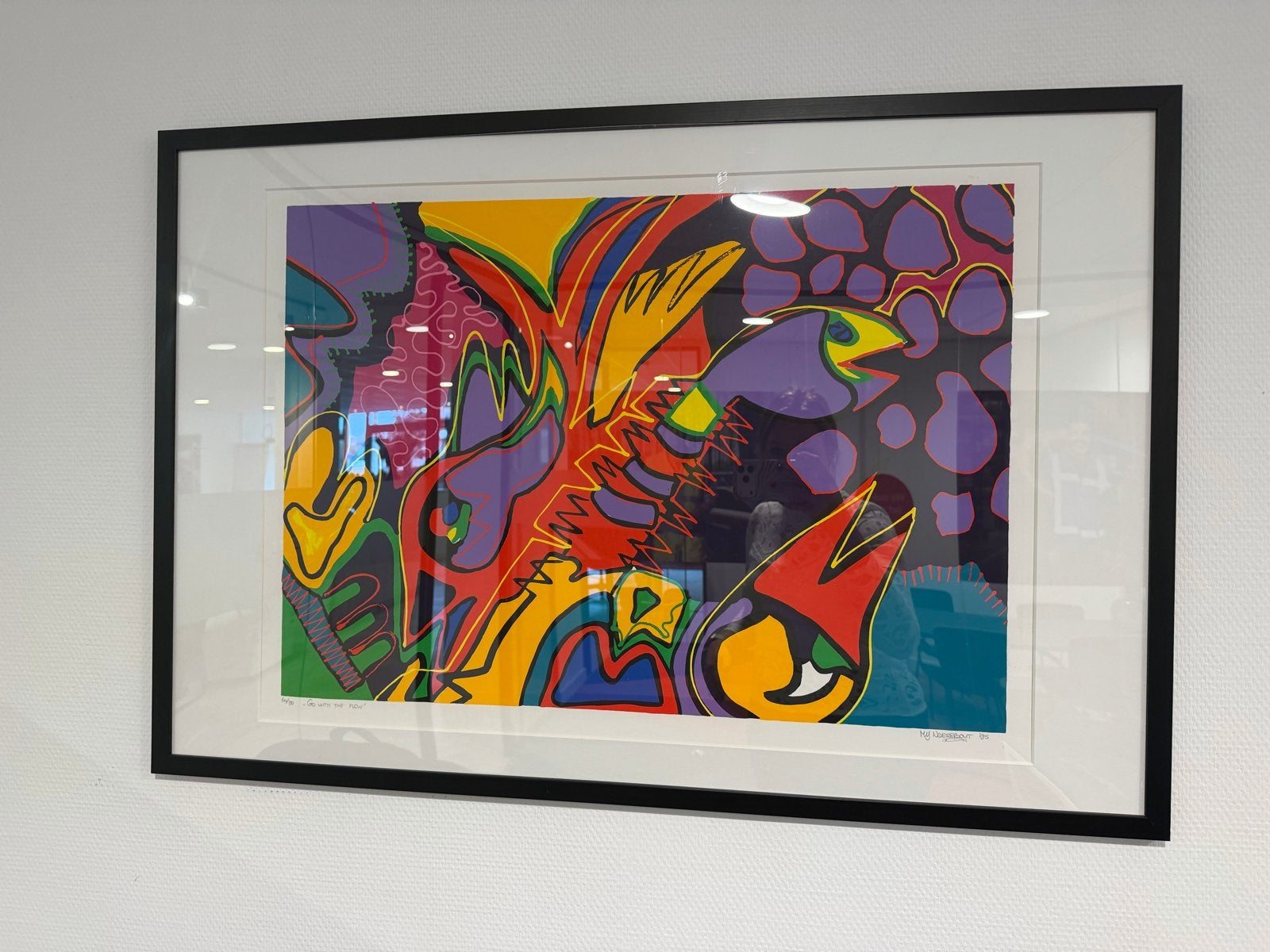 'Go with the Flow' Marianne Naerebout, Antiek en Kunst, Ophalen