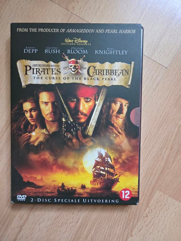 Pirates of the Caribbean DVD Boxset - Trilogie, Gebruikt, Boxset, Actie, Ophalen of Verzenden