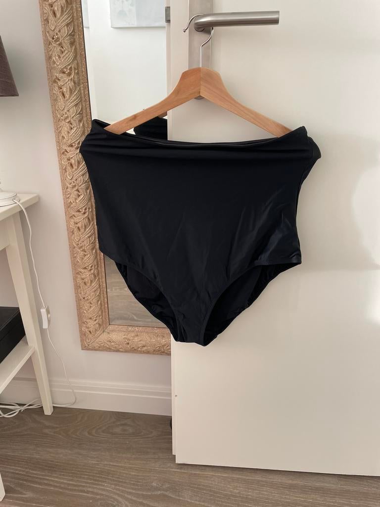2 hoge taille bikini broekjes zwart maat 46 nieuw, Ophalen of Verzenden, Nieuw, Zwart, Bikini