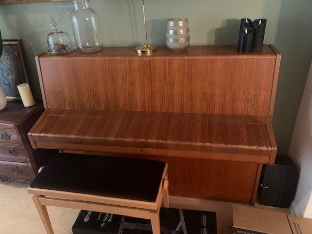 Piano, Ophalen, Gebruikt, Bruin, Piano