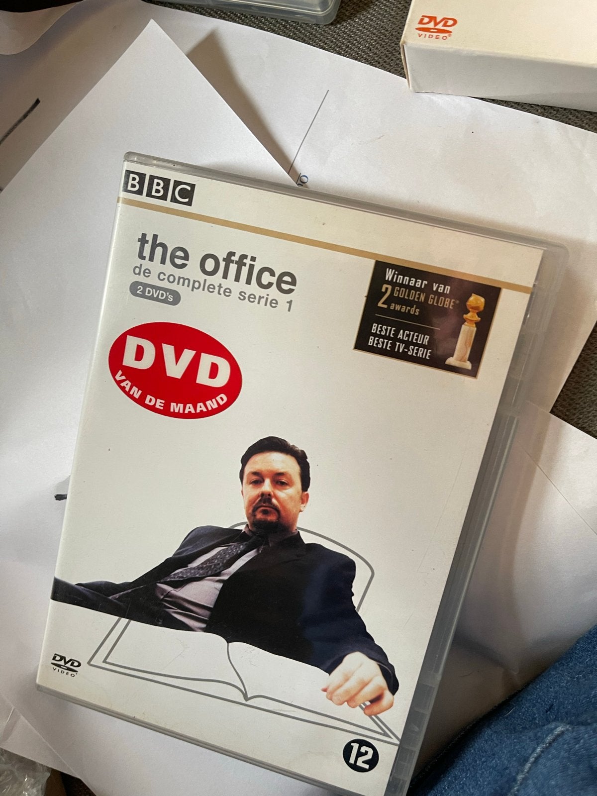 The Office (UK) - Complete Serie 1 DVD (2 DVD's), Vanaf 12 jaar, Ophalen of Verzenden, Zo goed als nieuw, Komedie