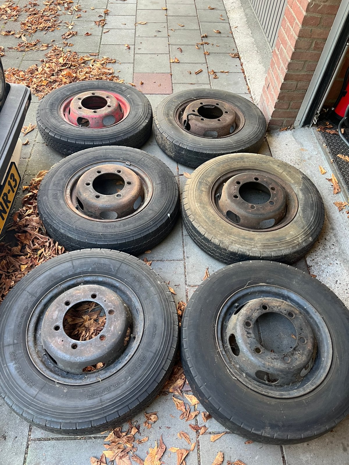 Velgen mercedes 508 406 t2 dudo, Ophalen, Zo goed als nieuw