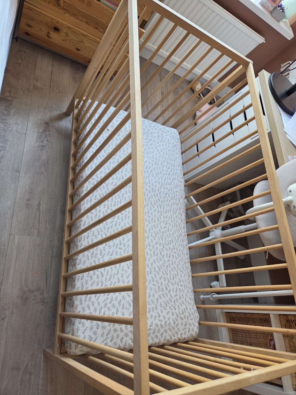 Ikea houten ledikant excl matras (Sniglar), Ophalen, Gebruikt, Ledikant