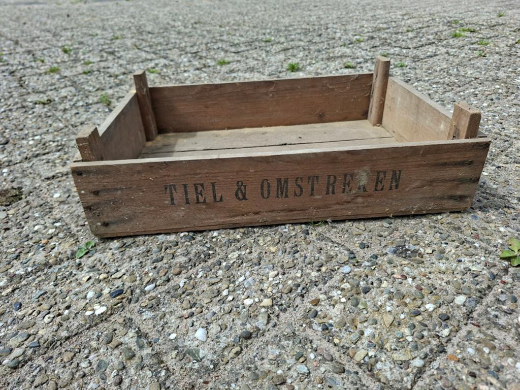 Originele kersenkist, Tuin en Terras, Ophalen of Verzenden, Rond, Minder dan 30 cm