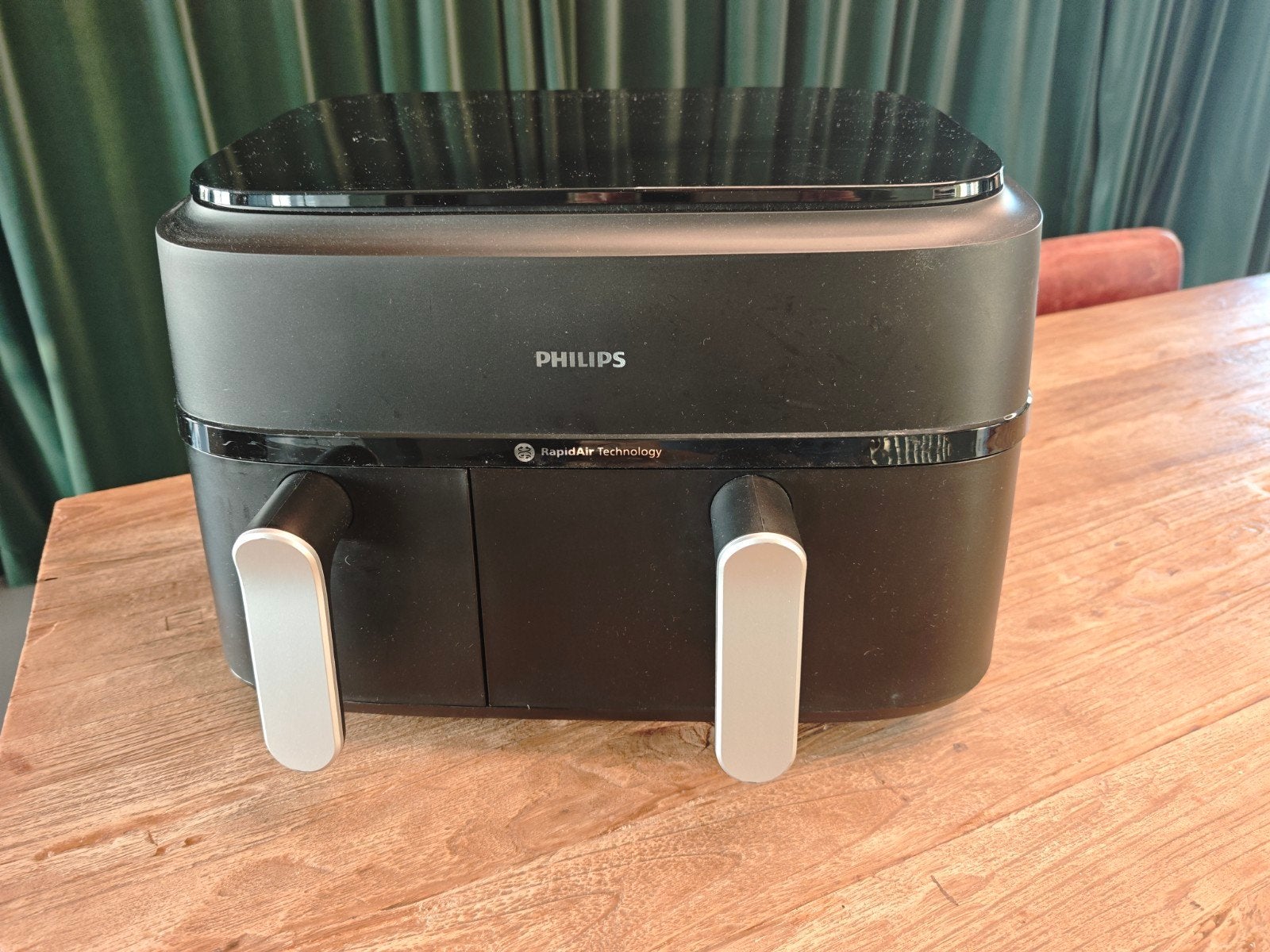 Philips Airfryer 9liter - Dual Basket Airfryer, Ophalen of Verzenden, Zo goed als nieuw, Airfryer