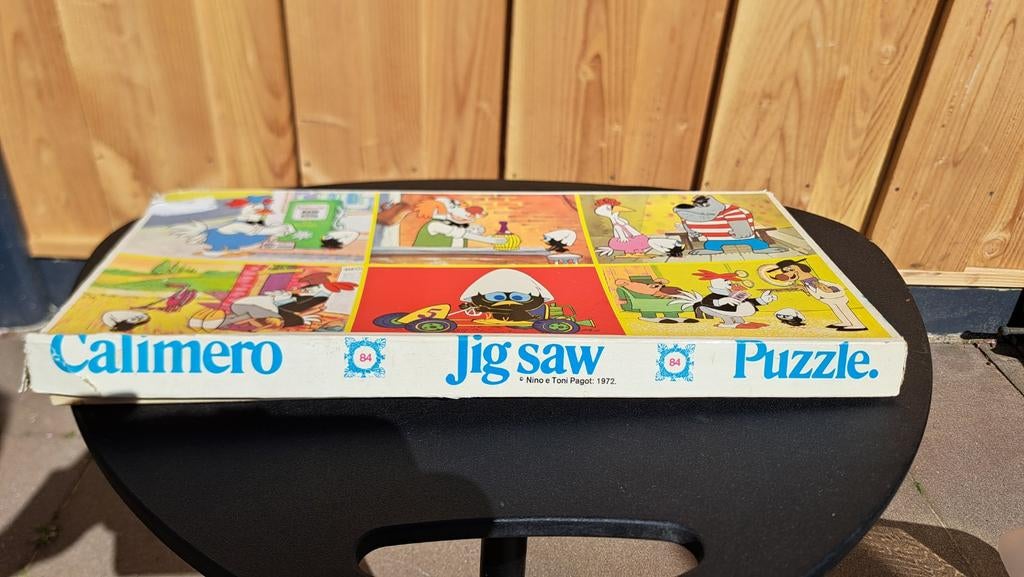 Nostalgische Calimero Jig Saw Puzzel - Compleet, Ophalen of Verzenden, Meer dan 50 stukjes, Zo goed als nieuw, 6 jaar of ouder