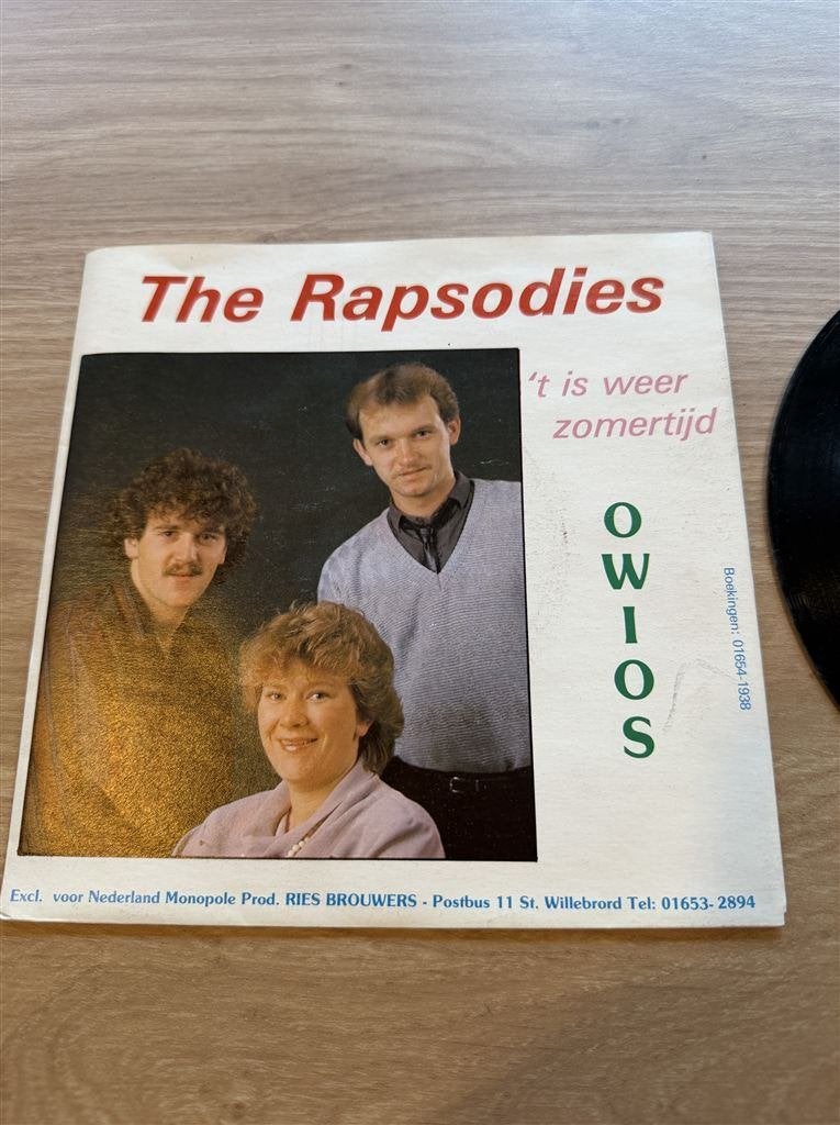 The Rapsodies - \'t Is weer zomertijd, Ophalen of Verzenden, Zo goed als nieuw, Nederlandstalig