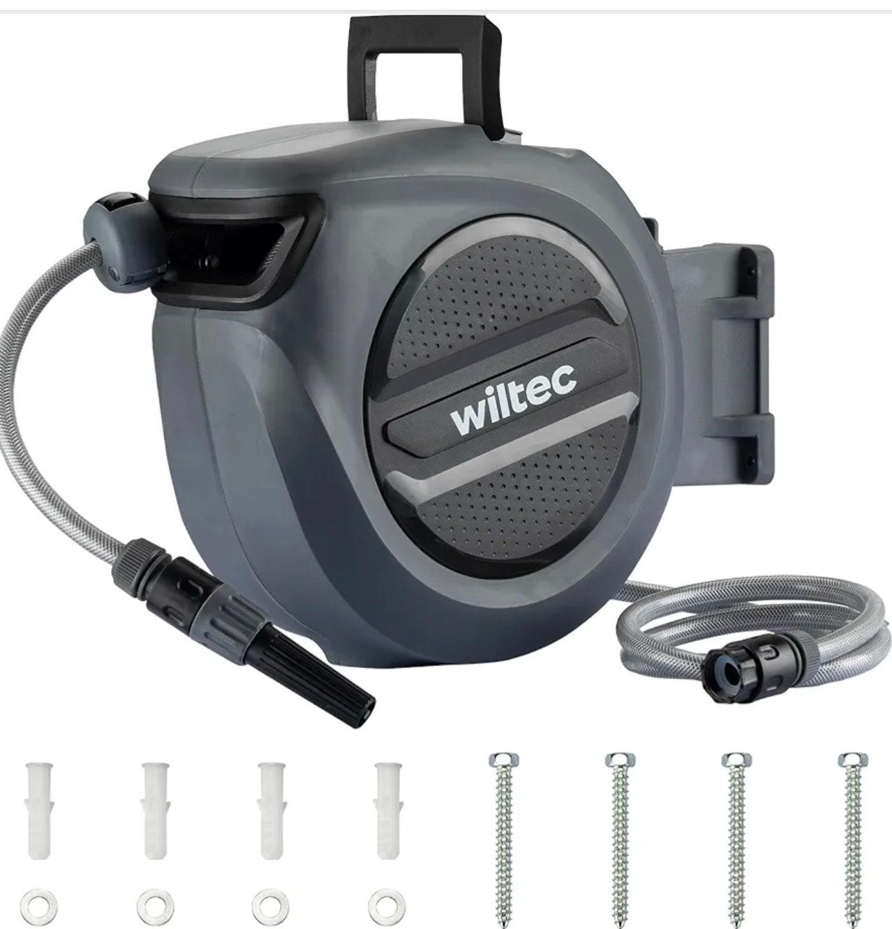 Wiltec Automatische Tuinslanghaspel - Nieuw in doos, Ophalen of Verzenden, Nieuw, Tuinslanghaspel