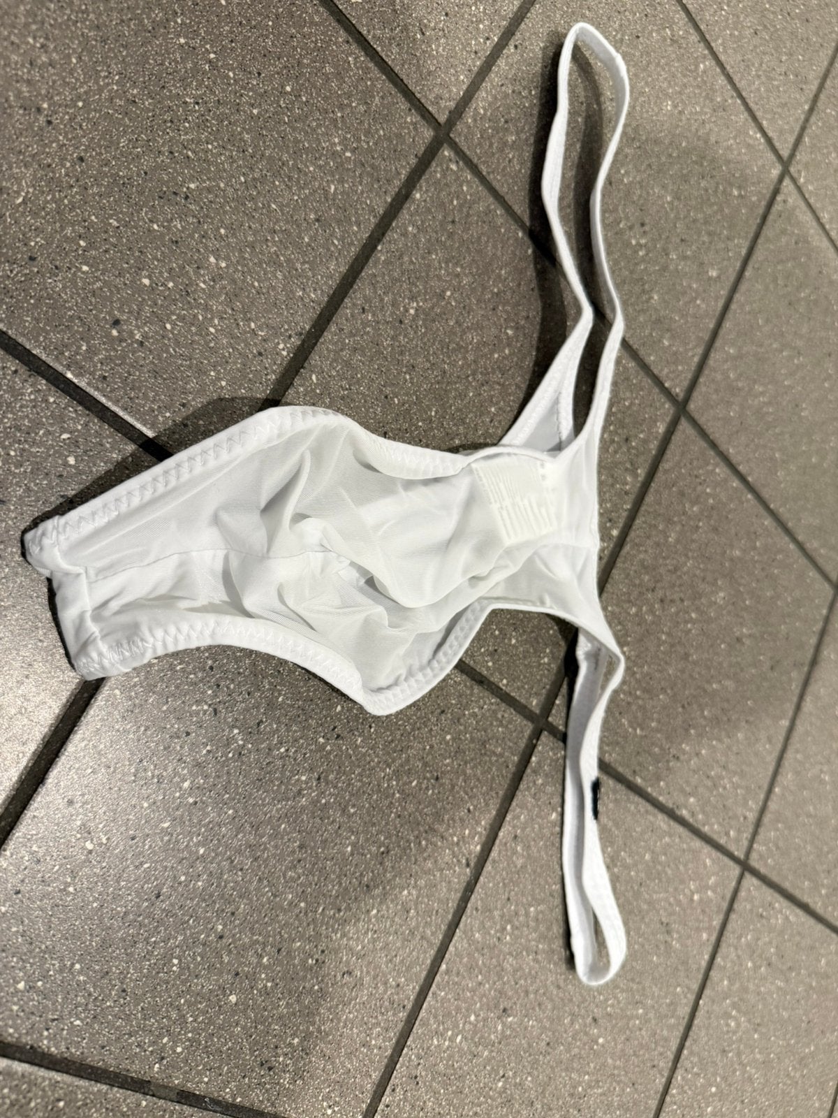 Mannenstring, Verzenden, Wit, Slip