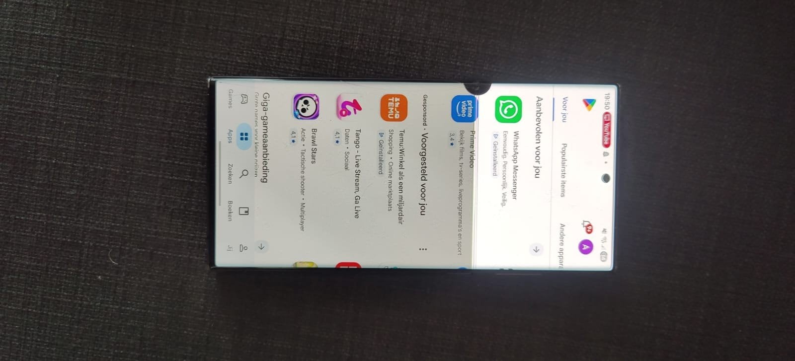 Samsung Galaxy S22 Ultra 128GB Zwart - Gebruikt, Telecommunicatie, Mobiele telefoons | Samsung, Gebruikt, Zwart, Touchscreen, Ophalen of Verzenden