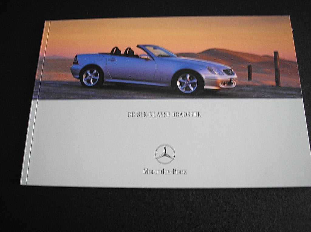 Mercedes-Benz. De SLK-Klasse Roadster, R170, augustus 2001, Ophalen of Verzenden, Zo goed als nieuw, Mercedes