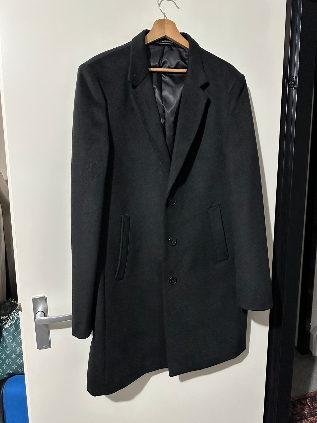 Zwarte herenjas van Primark, maat XL, Kleding | Heren, Ophalen of Verzenden, Nieuw, Maat 56/58 (XL), Zwart