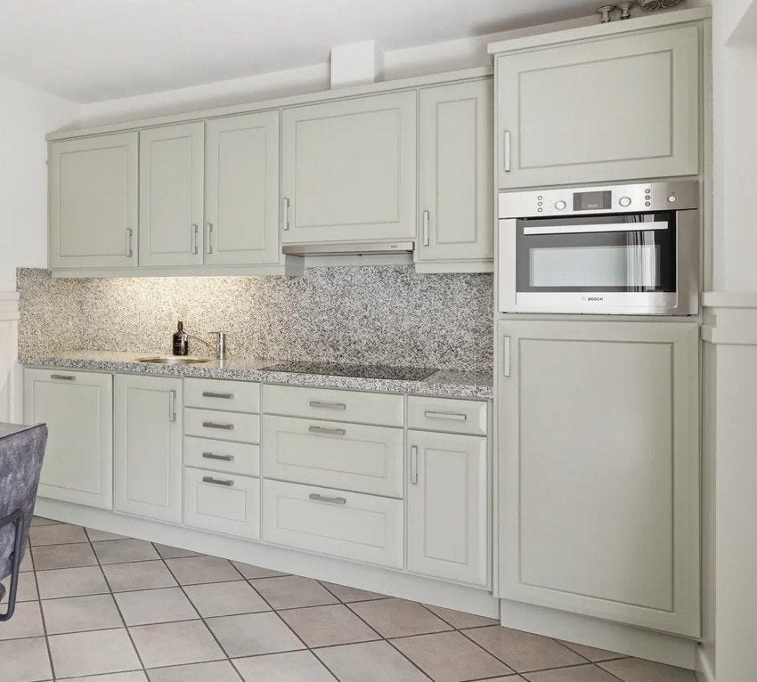 Keuken incl apparatuur, Huis en Inrichting, Ophalen, Gebruikt, Enkelwandige keuken, Hoogglans of Gelakt