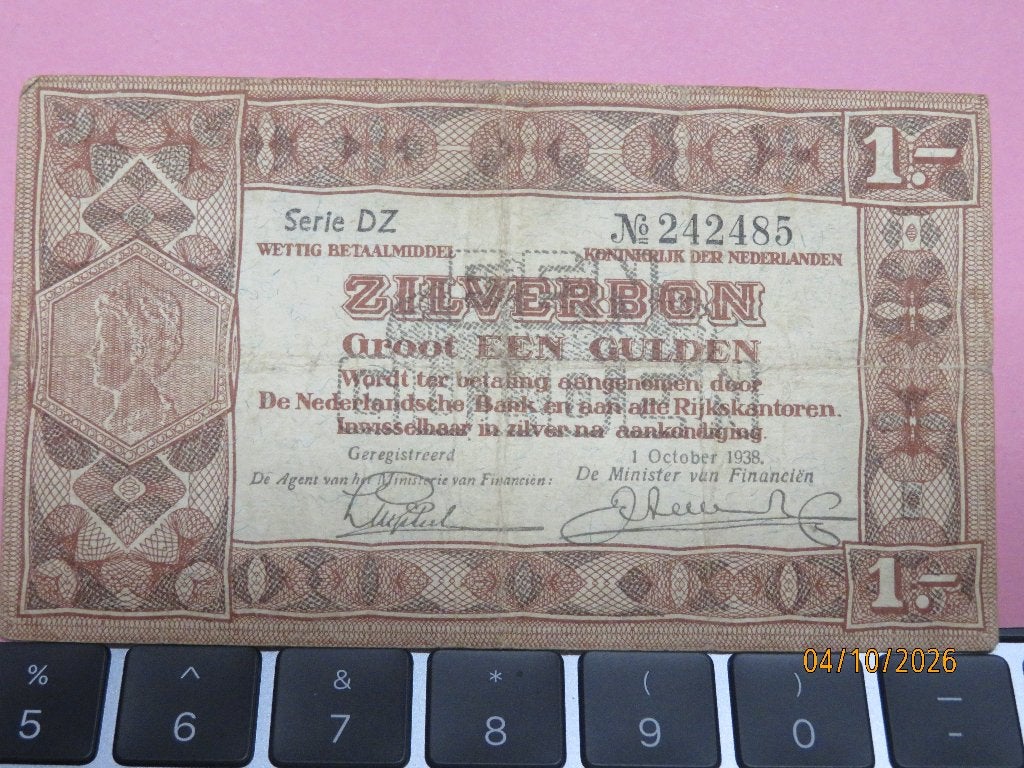 No.262- 3x biljet 1949 Gld.- 1x 5,00 Gld. - 1x 2.50 Biljet, Ophalen of Verzenden, 2½ gulden, Los biljet