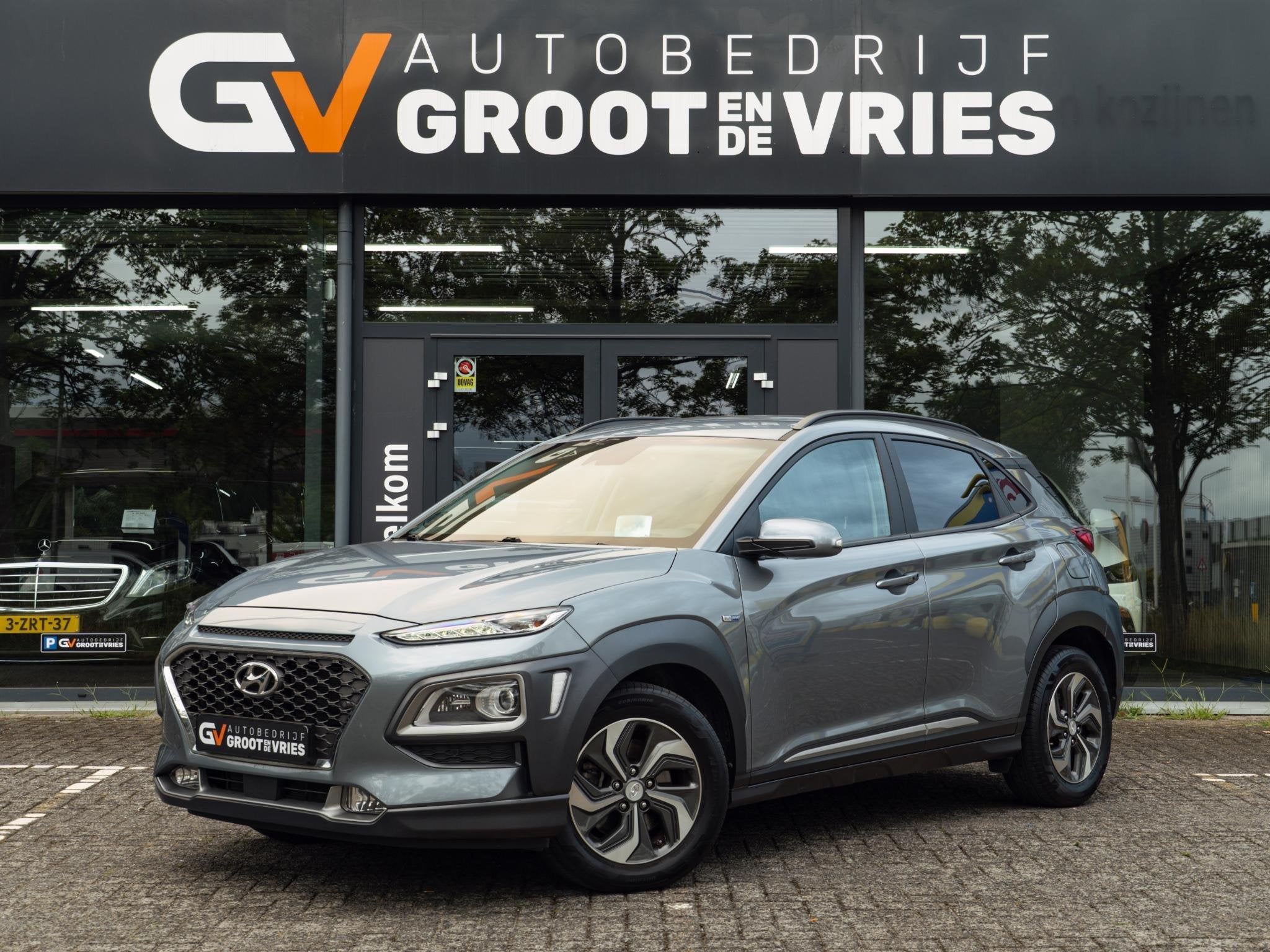 Hyundai Kona 1.6 GDI HEV Comfort|CarPlay|Trekhaak|Camera, Auto's, Hyundai, Stof, Gebruikt, Euro 6, 2 kWh