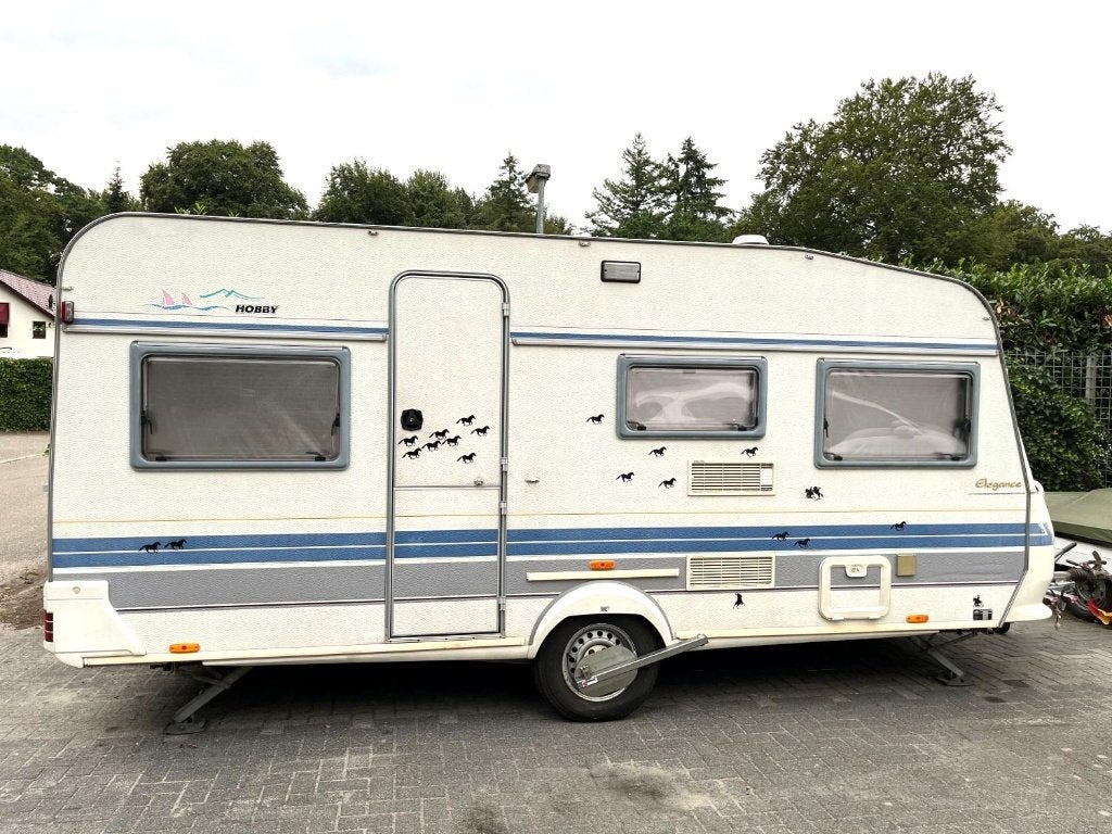 Hobby 470 Elegance caravan uit 1997, Caravans en Kamperen, Rondzit, Hobby, Omvormbare zithoek, Particulier
