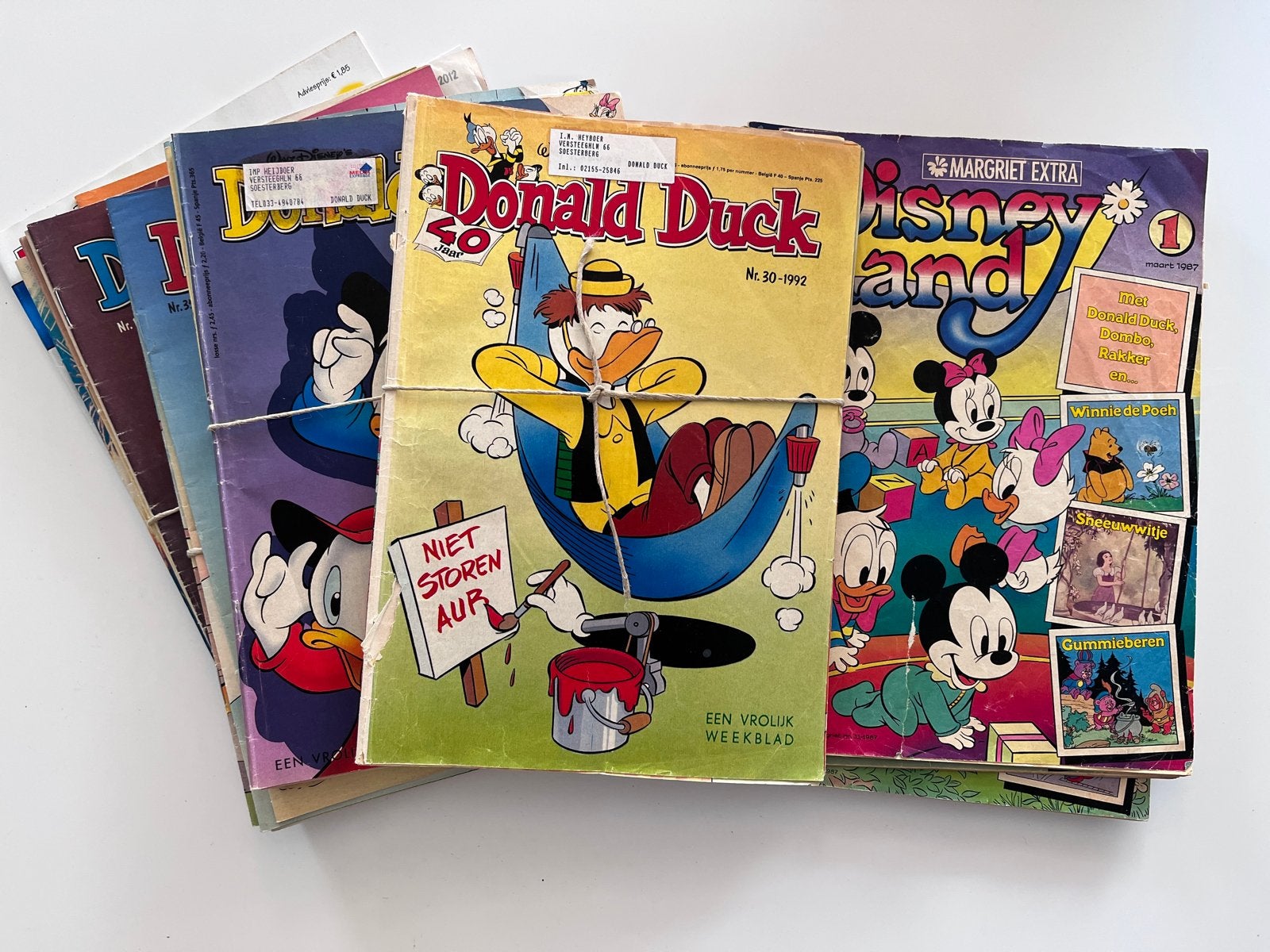 Diverse Donald Duck en Disney  - diverse jaargangen, Boeken, Meerdere stripboeken, Ophalen of Verzenden, Gelezen