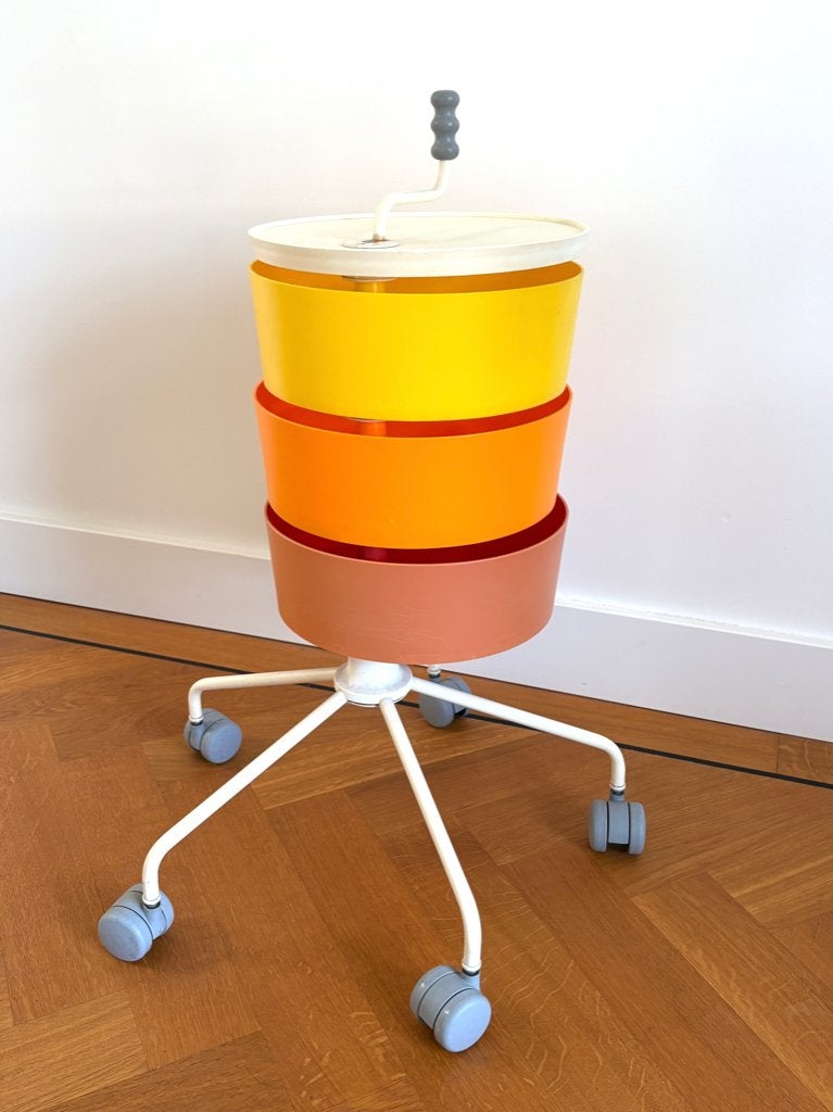 vintage ikea opbergtrolley ps klyftig, Gebruikt, Rond, Retro, Ophalen