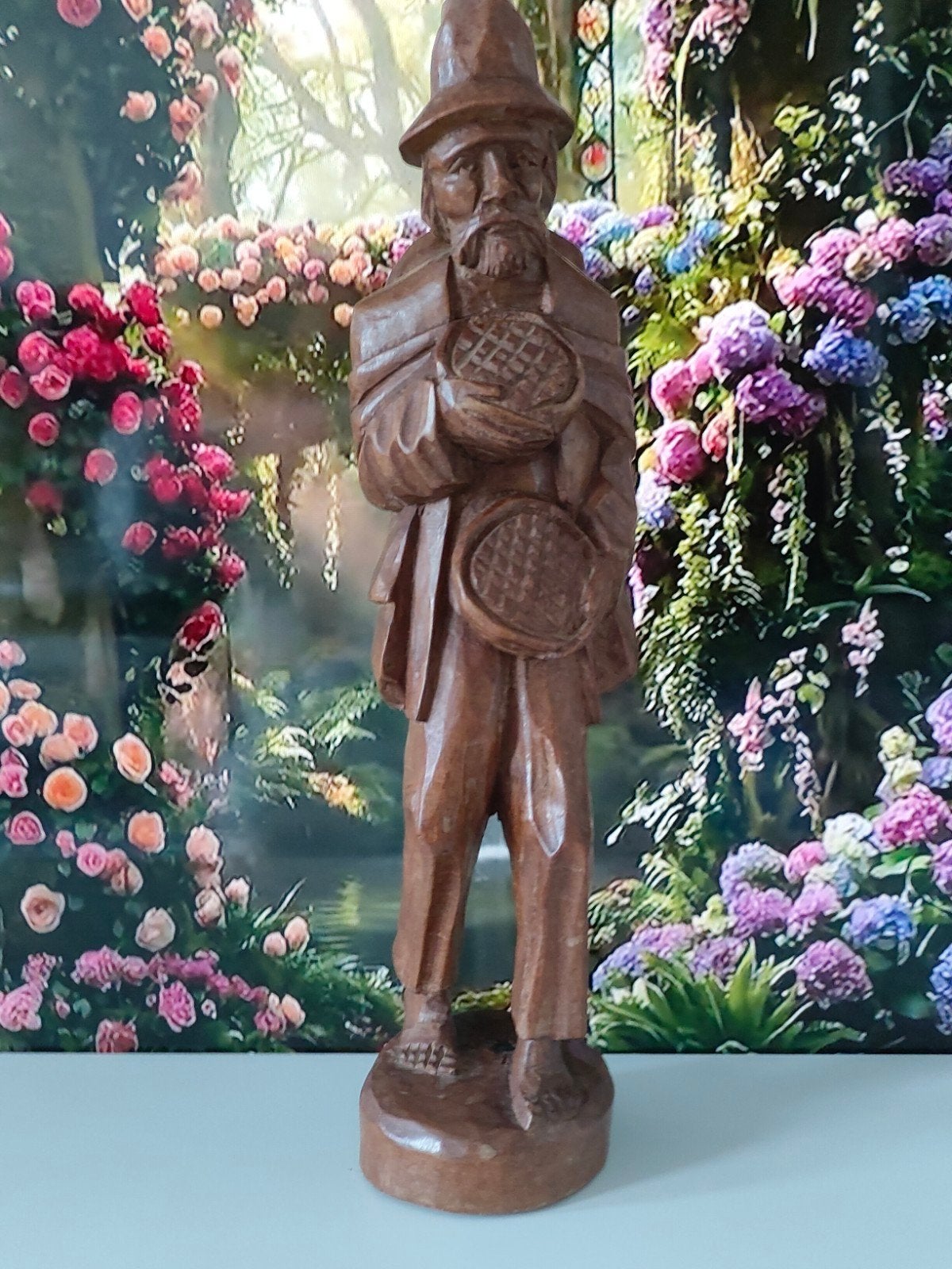 Mooie houten beeld. 42 cm, Antiek en Kunst, Ophalen of Verzenden