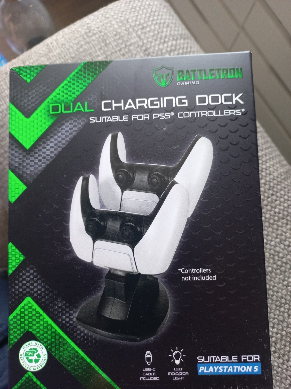Battletron Dual Charging Dock voor PS5 Controllers, Ophalen of Verzenden