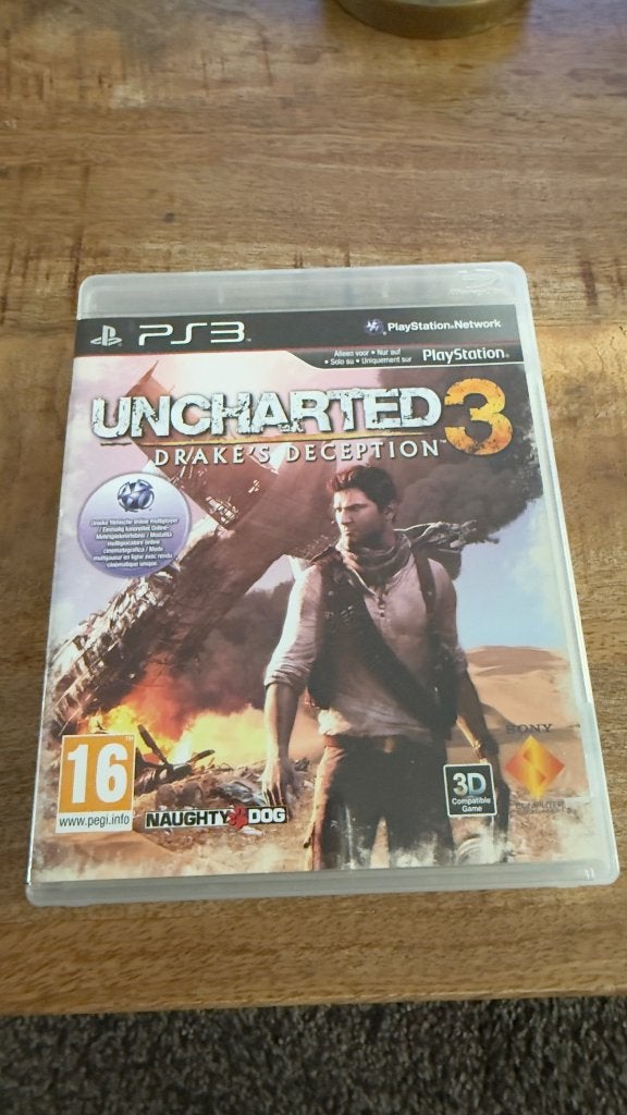 Uncharted 3 PS3, Avontuur en Actie, Gebruikt, Verzenden, 1 speler